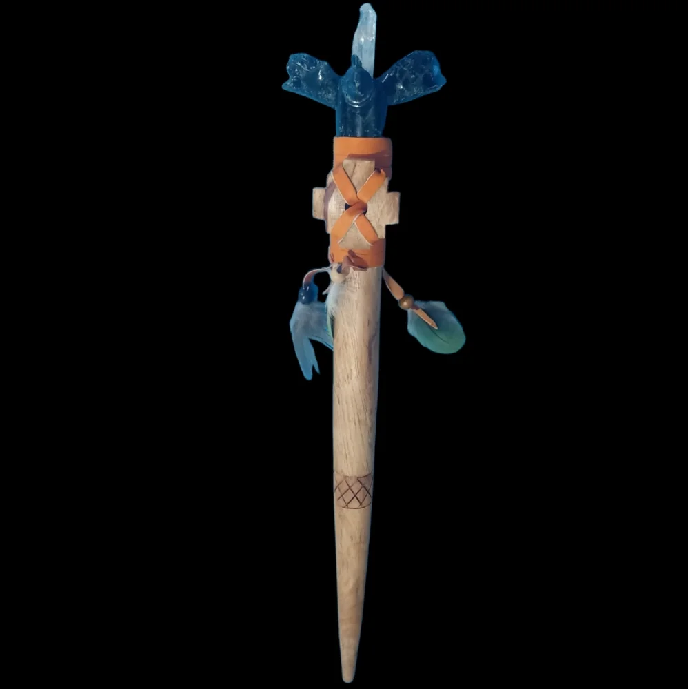 Baculo or Staff of Peruvian Command of the Shaman Andean Culture Cusco